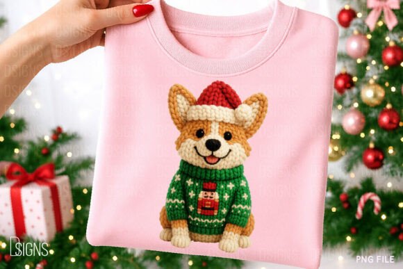 Download Crochet Yarn Christmas Dog Conji Png - Crochet Collection