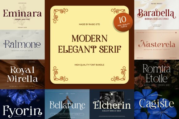 Download Modern Elegant Serif - Premium Bundle