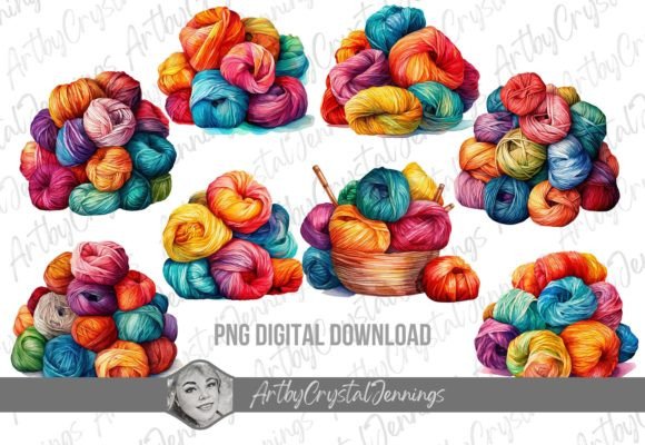 Download Colorful Knitting Yarn, Crochet Yarn PNG - Crochet Collection